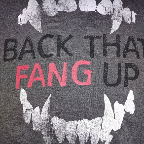 Rag Frog Revival VampireThrow pillow cover Up-cycled from a T-shirt size 14"x14" - Picture 4 of 4